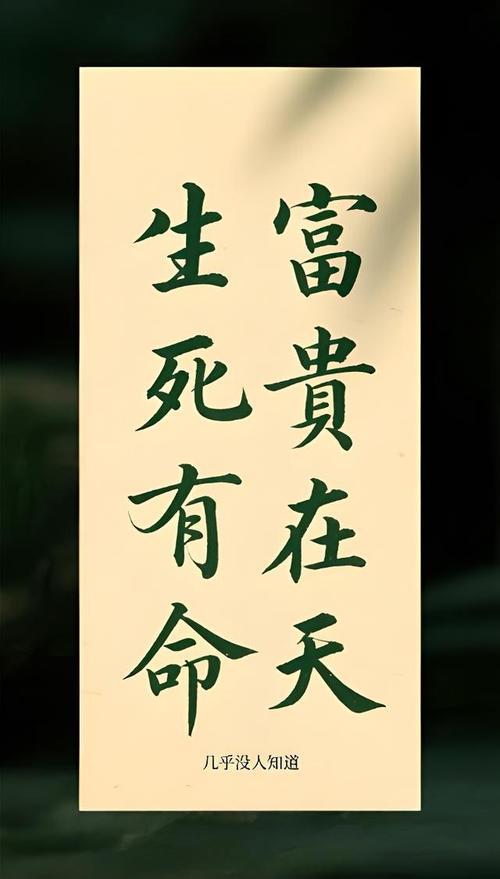末之富贵之命是啥意思,末限荣华富贵是什么意思
