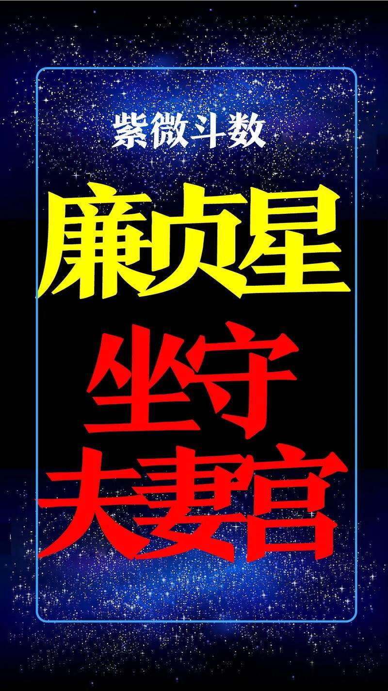 是个非常有野心的人 廉贞化禄在夫妻宫