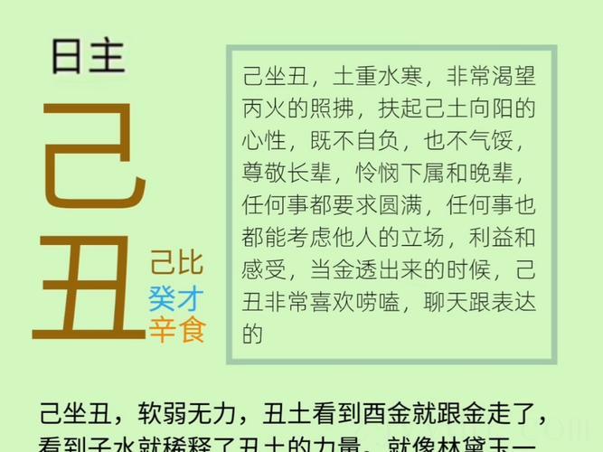 己丑日柱人的命运解析