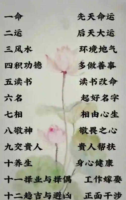 决定富贵命的因素,影响人生命运的五大因素是什么?